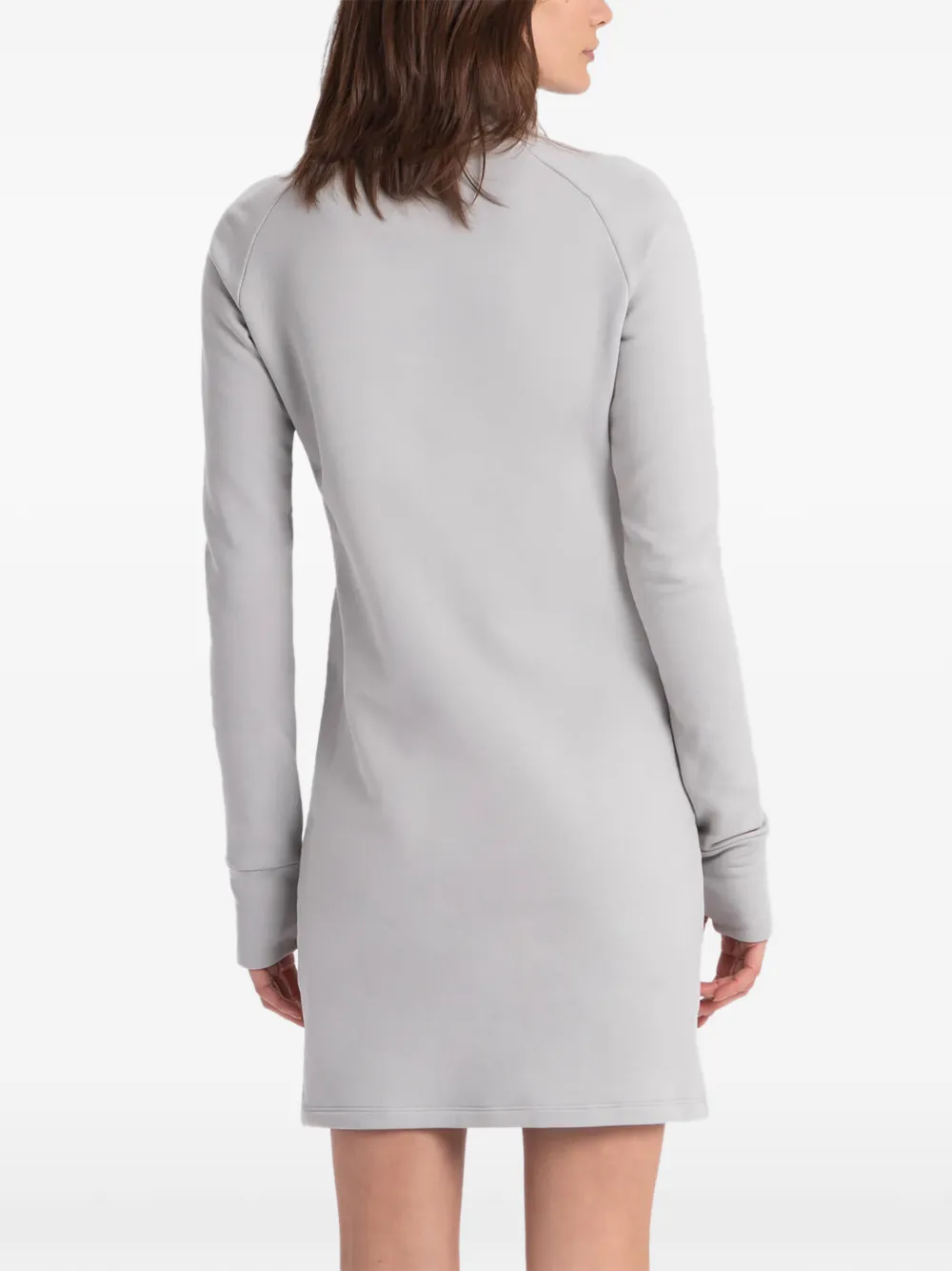 Alani Mock-Neck Zip Mini Dress