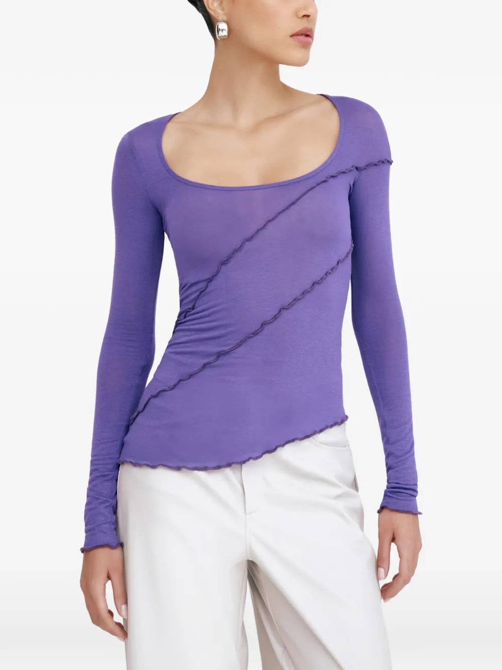  Marcella Melody Long-sleeve Top - Purple 