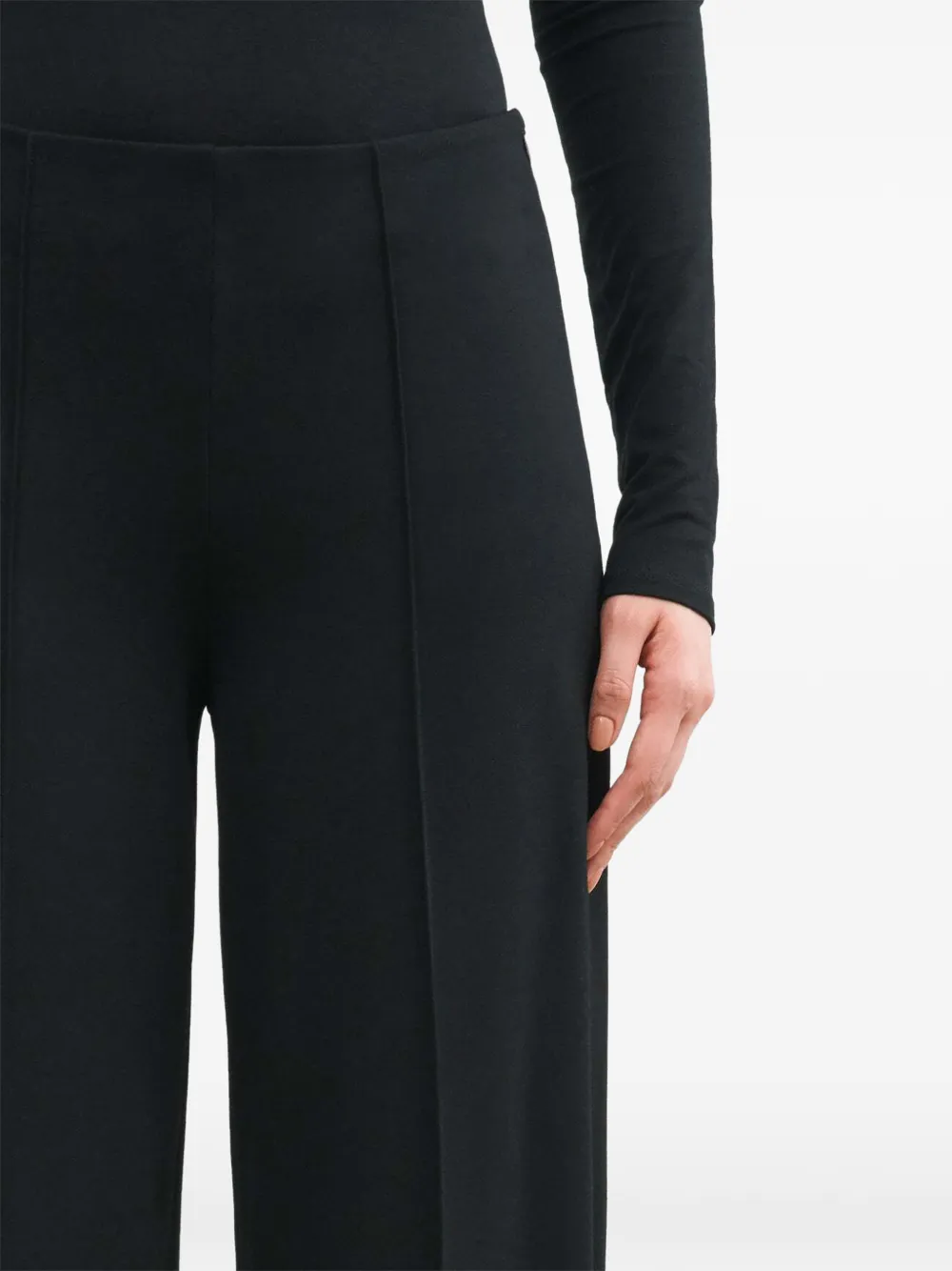 Marcella Gina broek met naaddetail Zwart