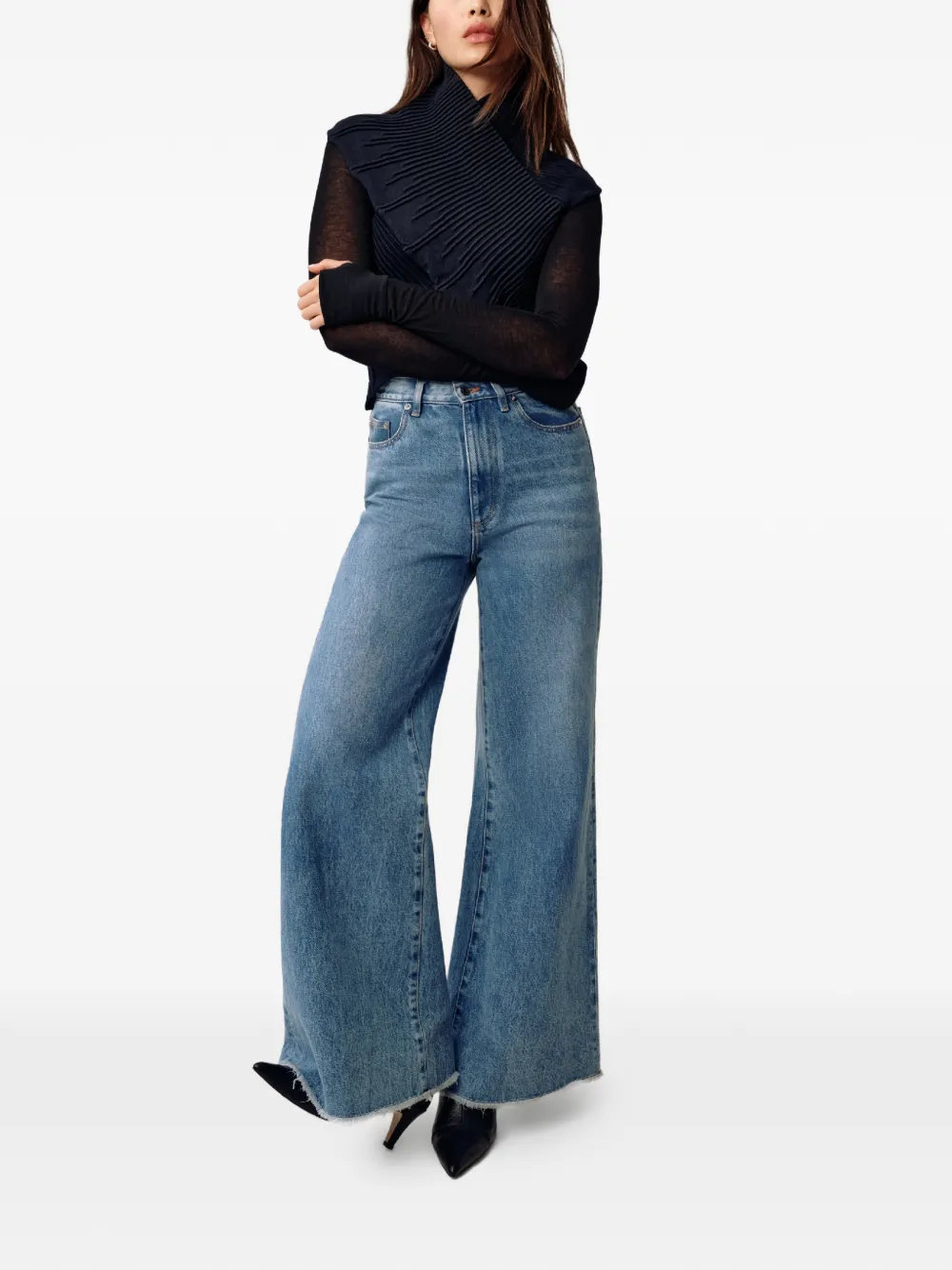 Marcella Colette high-neck ribbed top | Blouses | Image 2