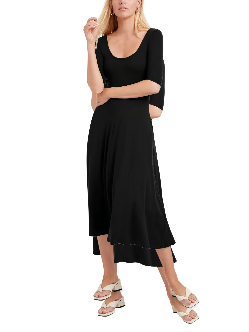 Marcella Abito midi Innogen - Nero
