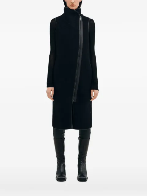 Marcella Kendra asymmetric-zip gilet