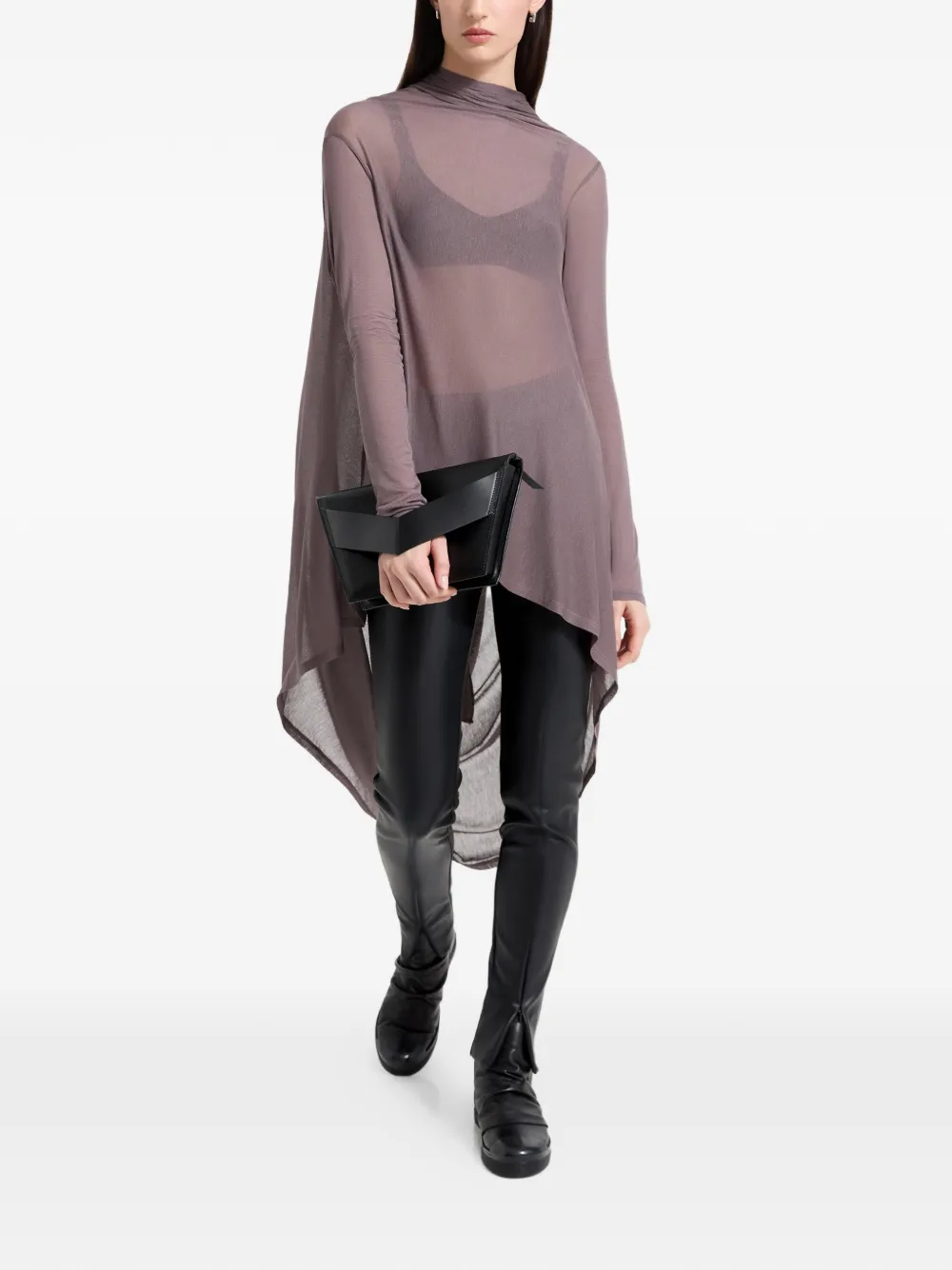 Iris Asymmetrical-Drape Tunic