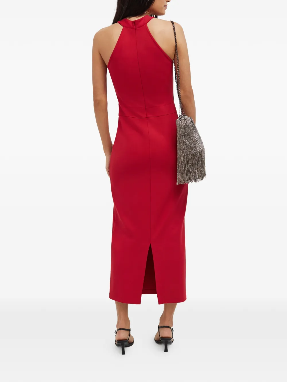  Marcella Sonata Cut-out Midi Dress - Red 