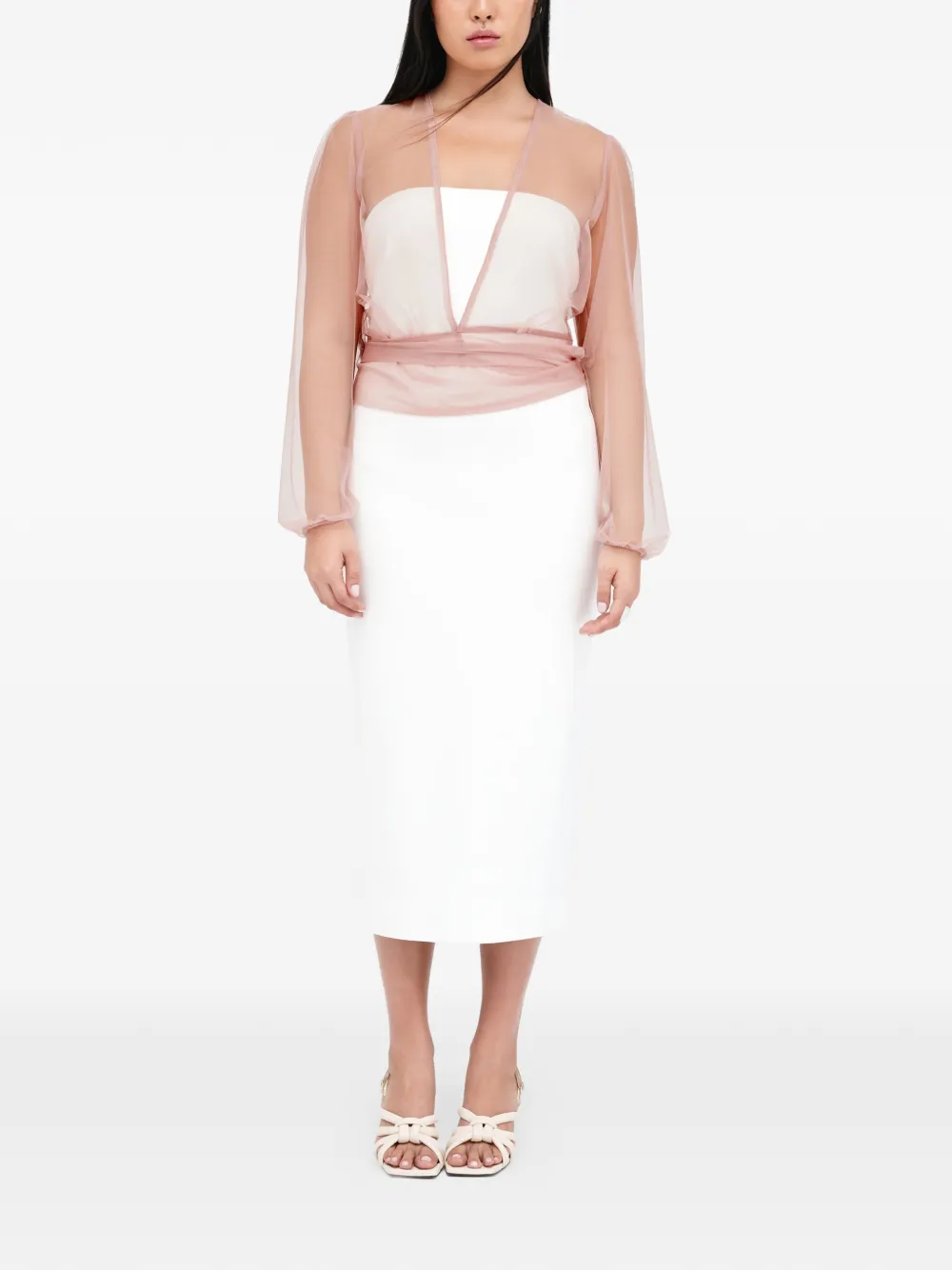 Marcella Verona top met lange mouwen - Roze