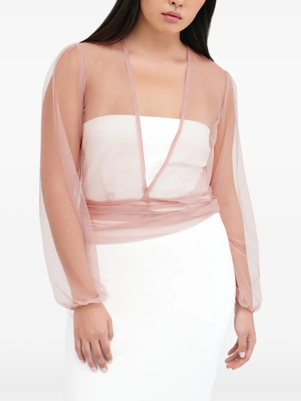 Marcella Verona long-sleeve top | Pink | Image 1