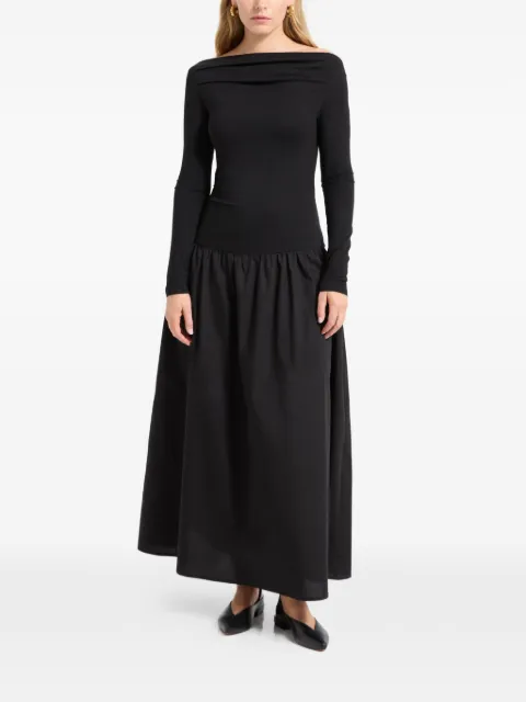 Marcella Winslet long-sleeve maxi dress