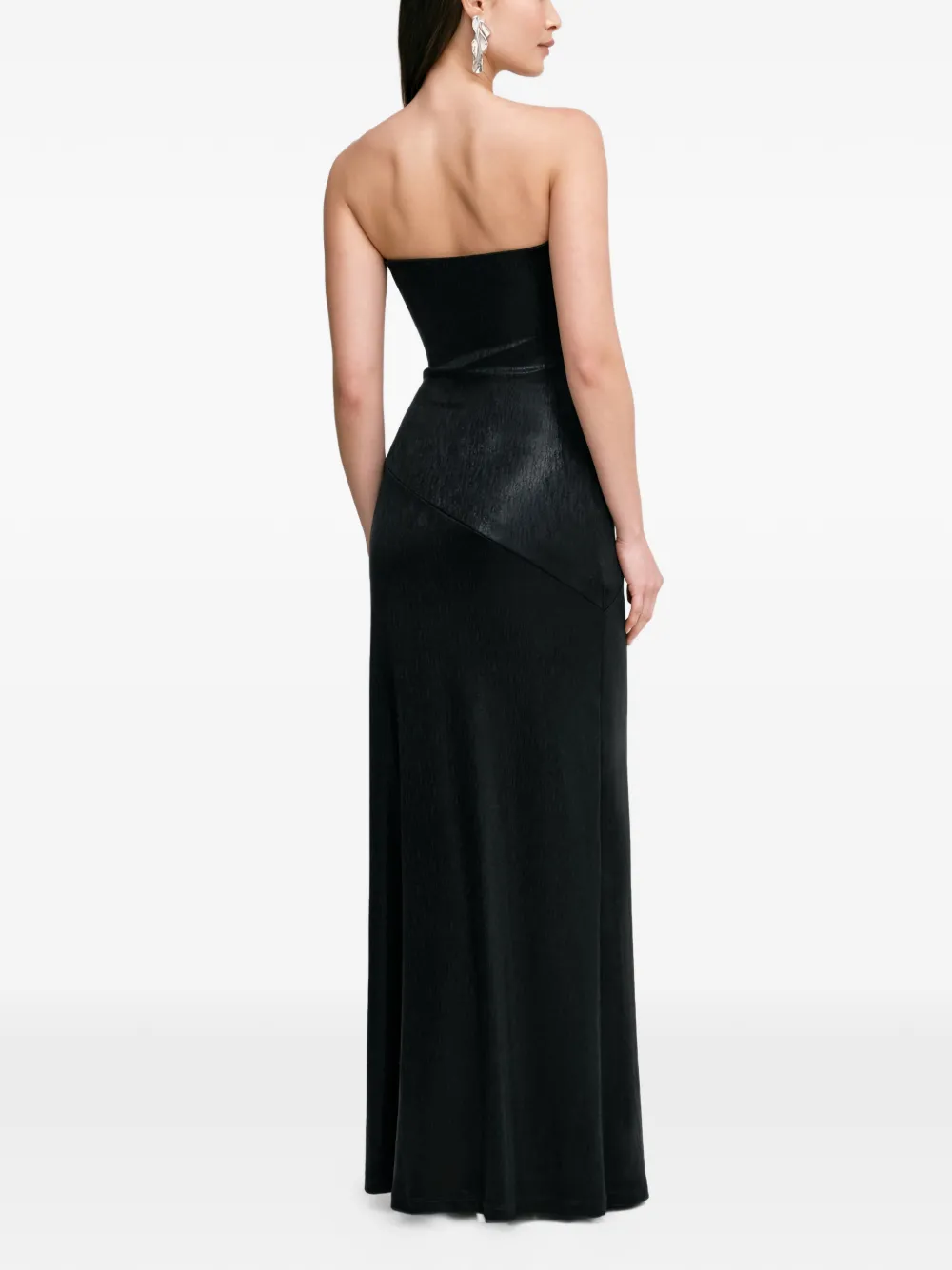 Marcella Ciel mouwloze maxi-jurk Zwart