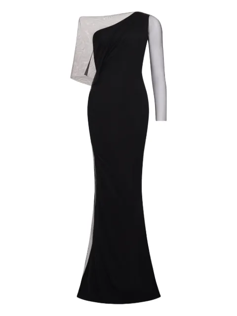 Marcella Valeria one-sleeve maxi dress