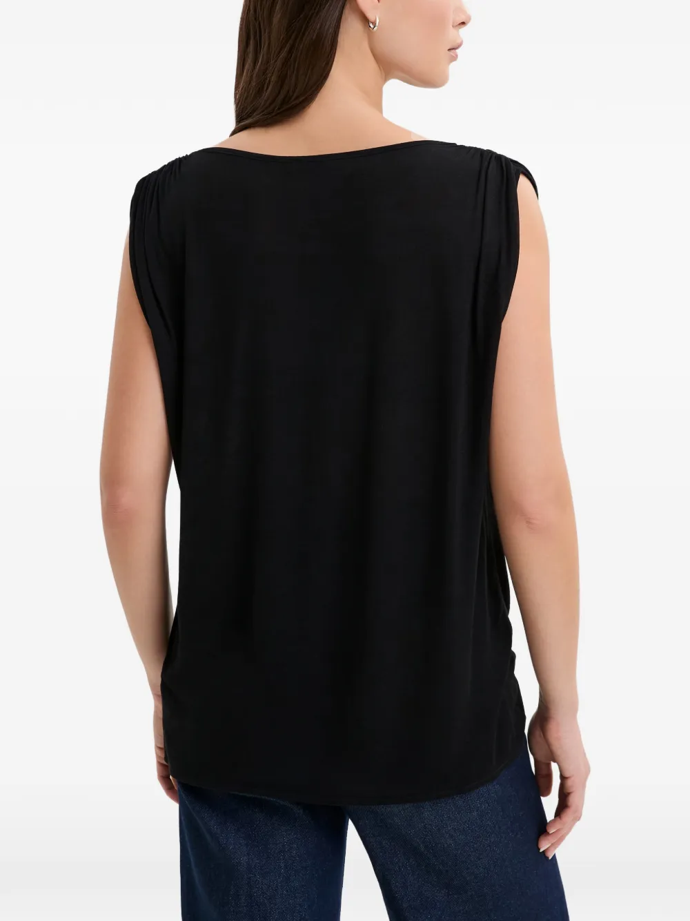  Marcella Top Greenwich Village Fruncido - Negro 