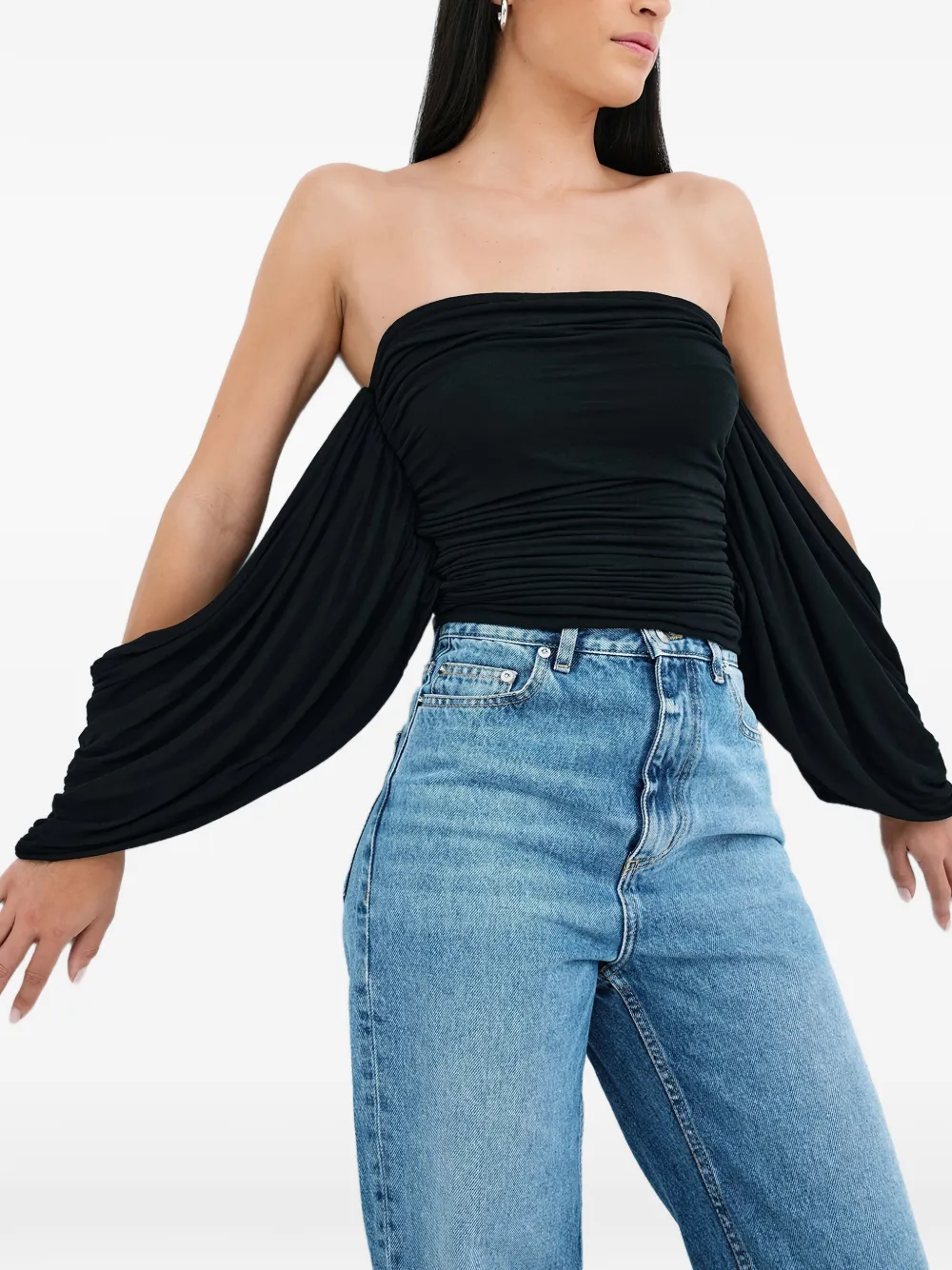 Alyssa Infinity Gathered Top