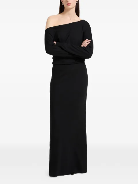 Marcella Amia one-shoulder maxi dress