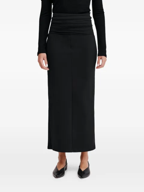Marcella Belmont slit midi skirt