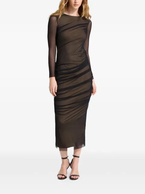 Marcella Gia long-sleeve maxi dress