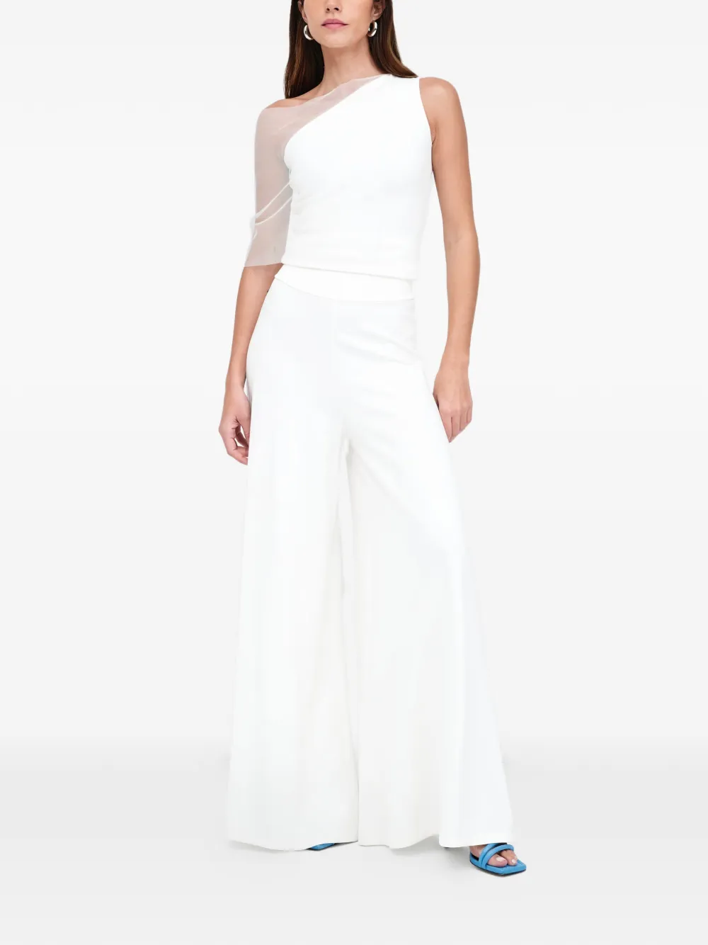 Marcella Zinnia Bluse aus asymmetrischem Mesh | Blusen  | Image 2