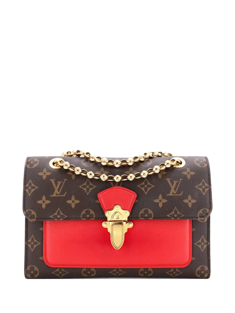 Louis Vuitton Pre-Owned Victoire Handbag Monogram Canvas and Leather shoulder bag - Marrone