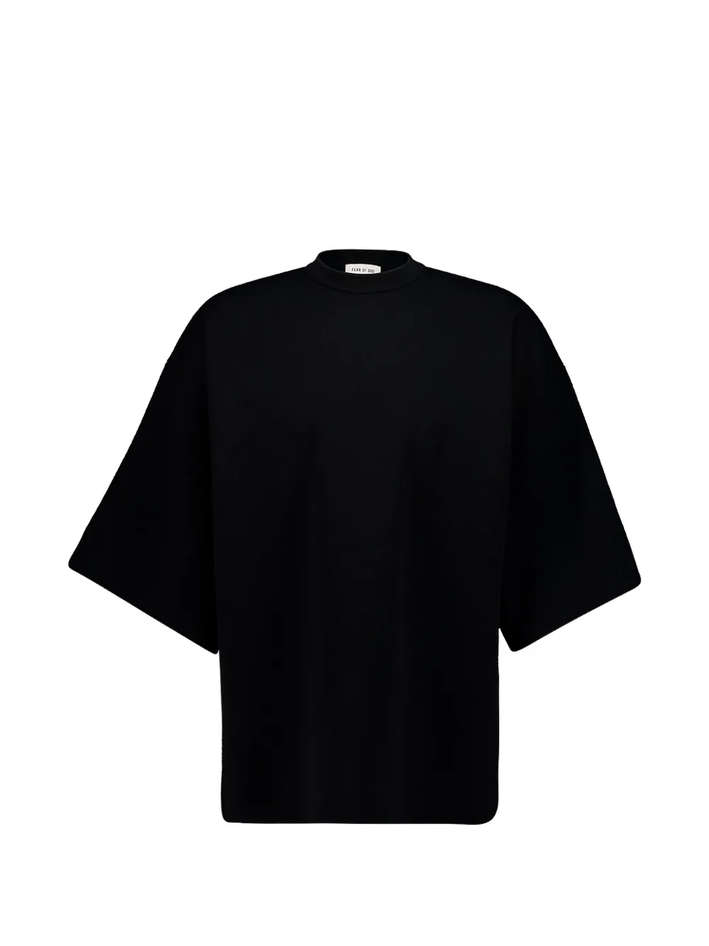 Fear Of God wool-knit oversized T-shirt - Nero