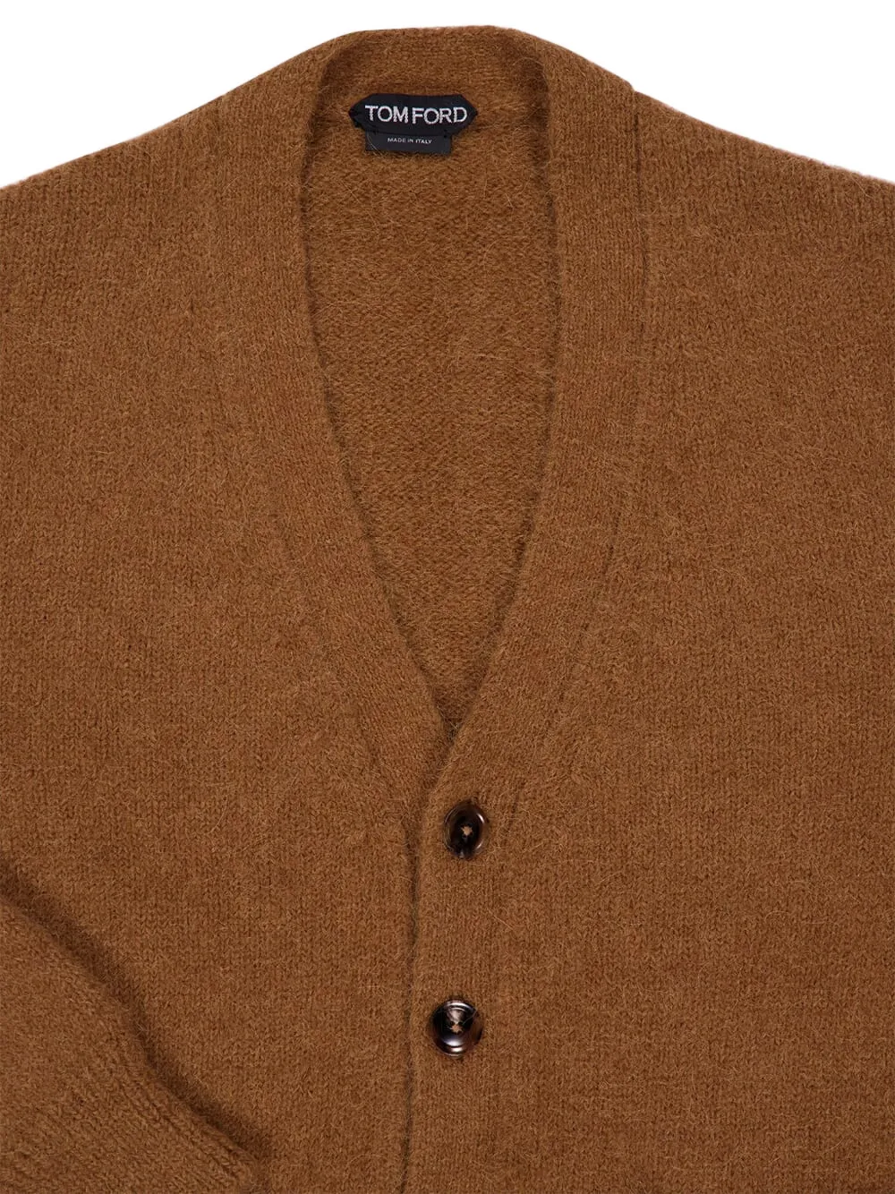  Tom Ford Buttoned V-neck Cardigan - Brown 