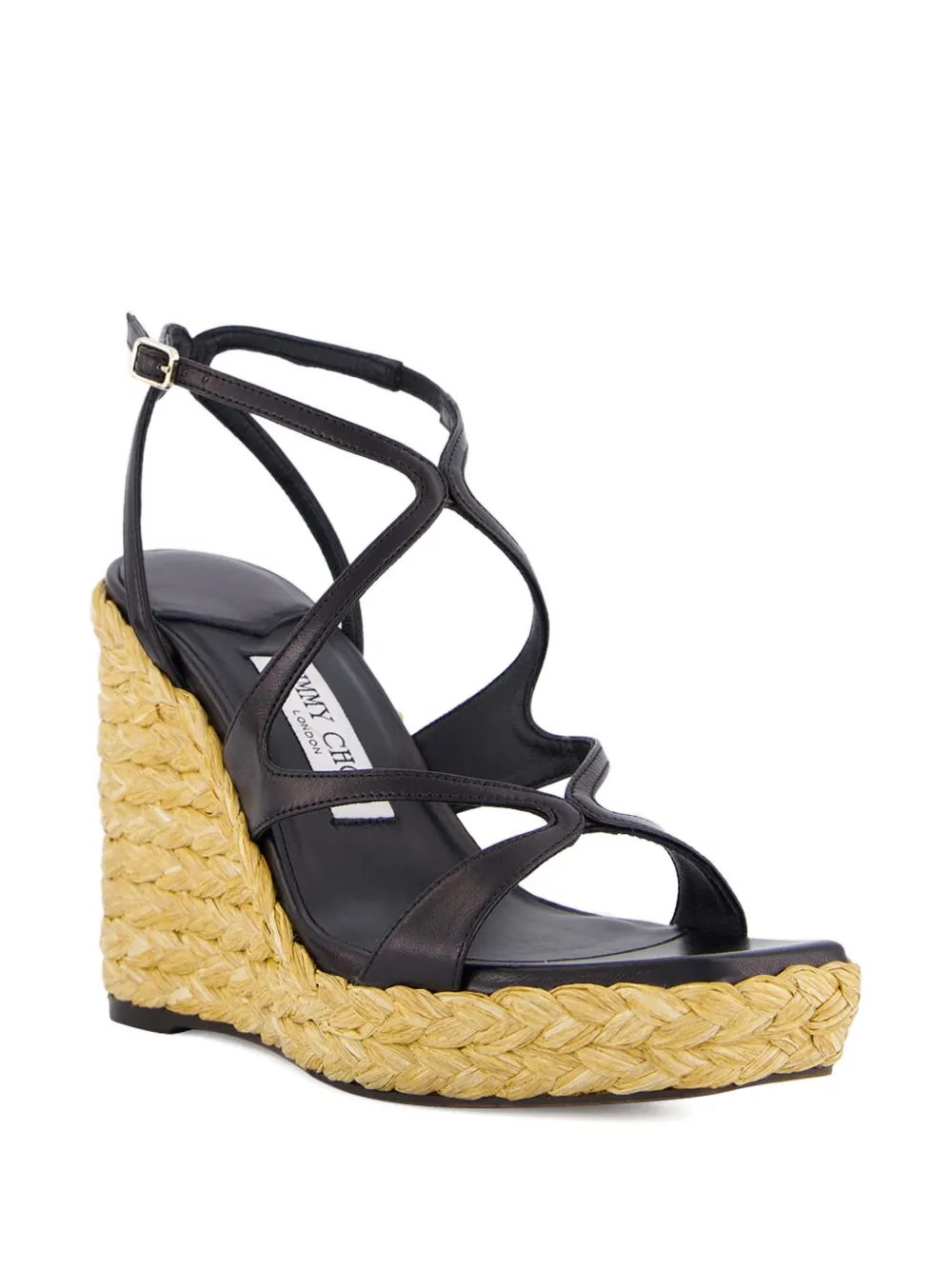 Jimmy Choo Sandalen met sleehak Zwart