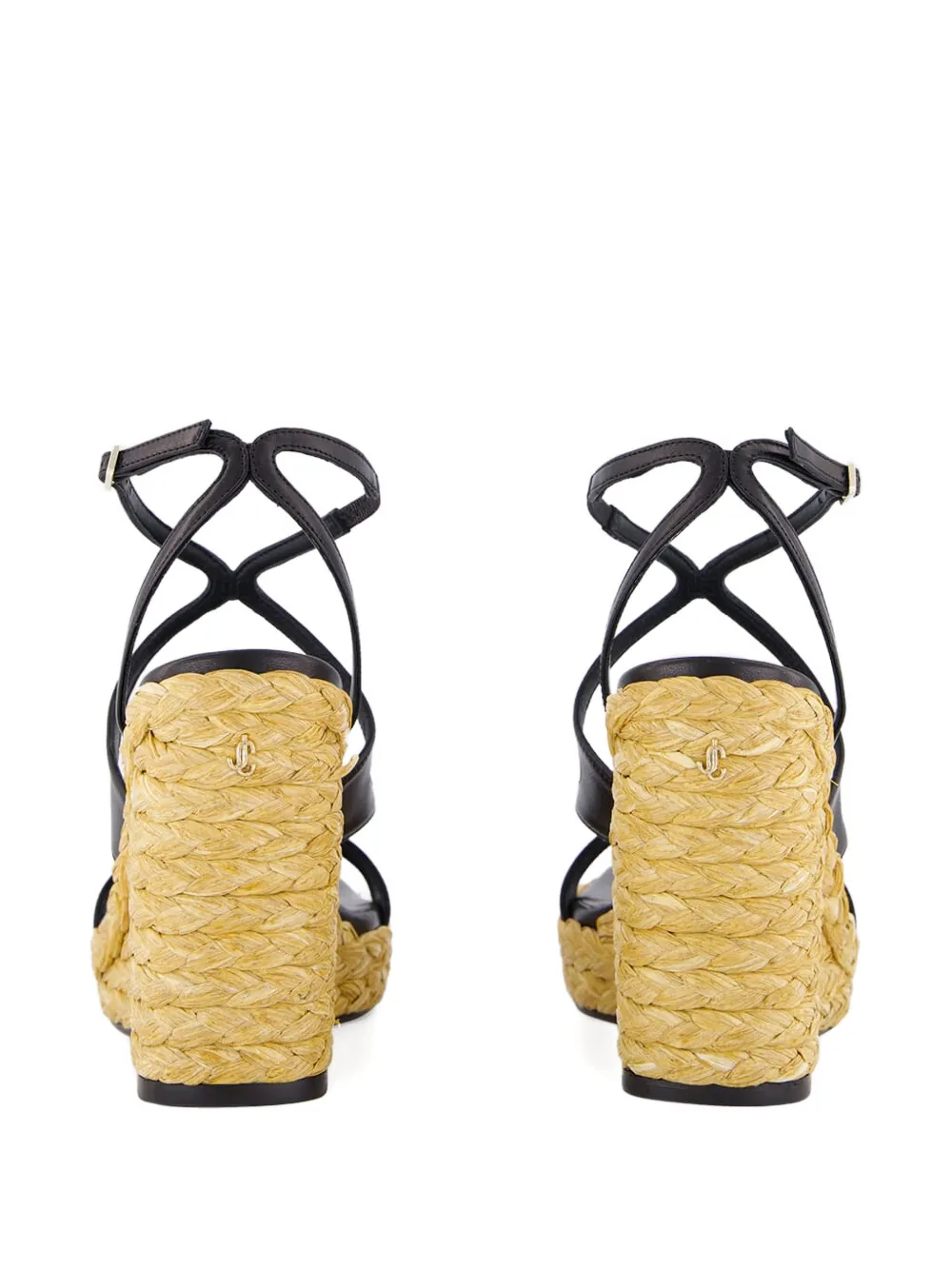 Jimmy Choo Sandalen met sleehak Zwart