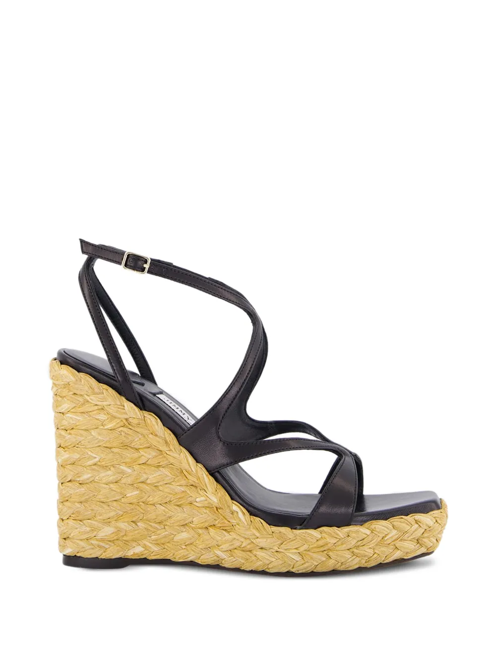 Jimmy Choo wedge-heel sandal - Nero