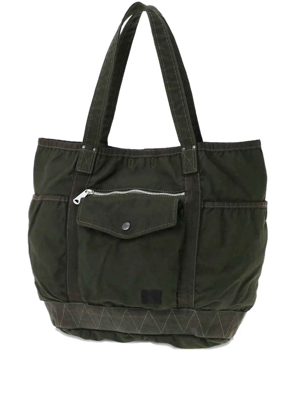 Porter-Yoshida & Co. zip-pocket tote bag | Green | Image 1