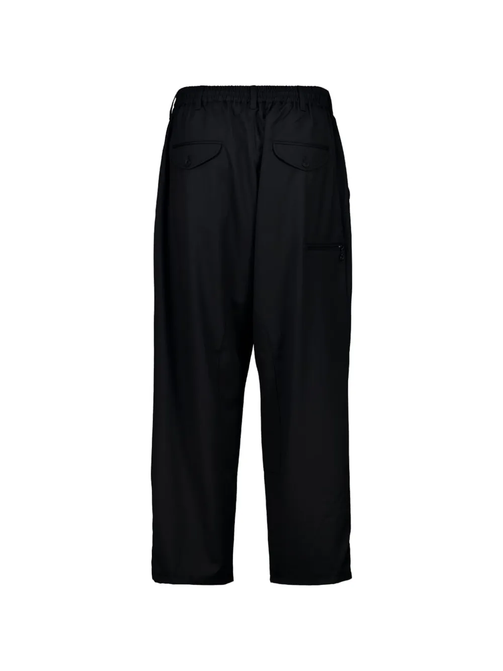 Y-3 drawstring tapered trousers - Zwart
