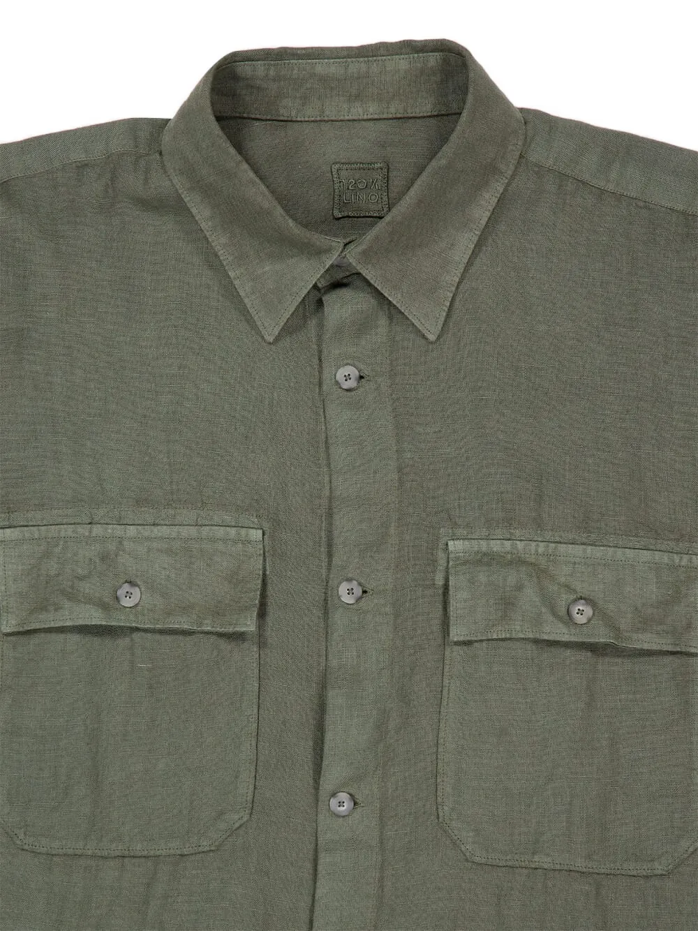  120% Lino Long-sleeve Shirt - Green 
