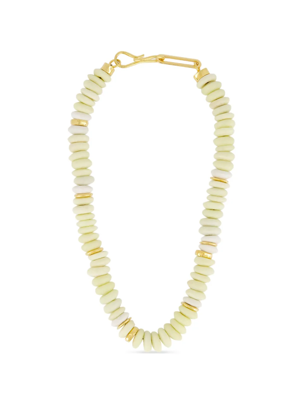 Lizzie Fortunato Laguna beaded necklace - Giallo