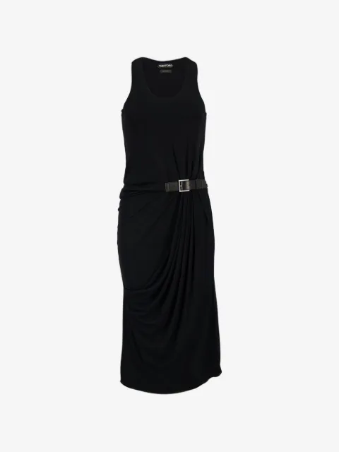 TOM FORD Midikleid mit Gürtel