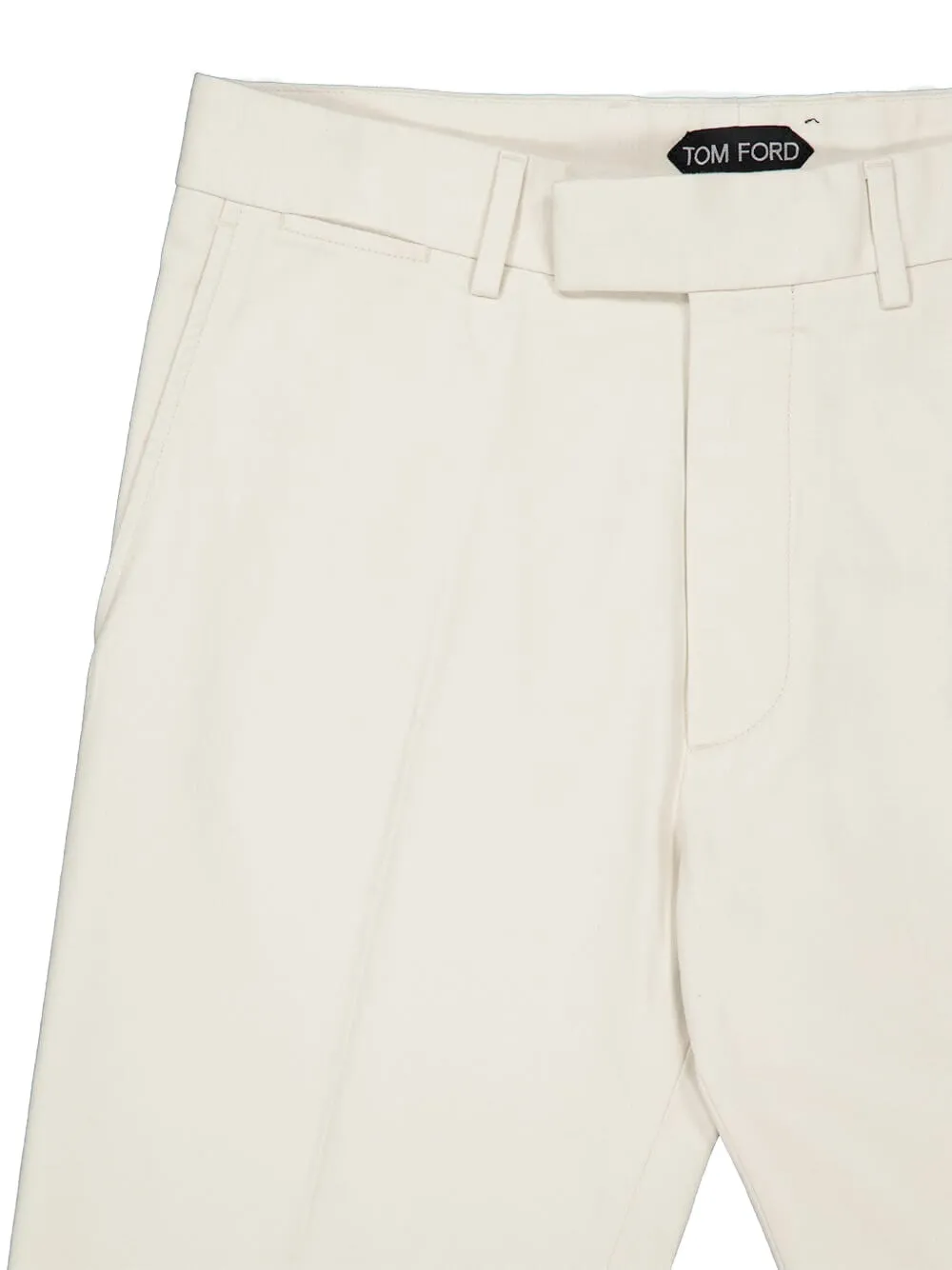 TOM FORD Broek met knoopzakken Wit