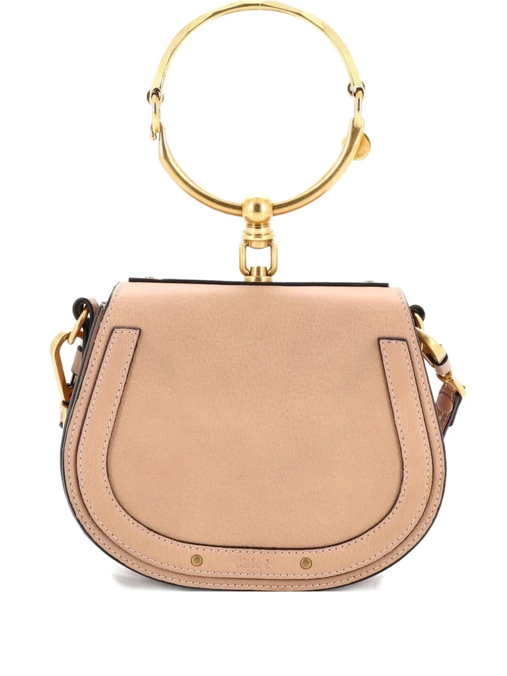 Pre-owned Chloé Nile Leather Small Crossbody Bag In Neutral