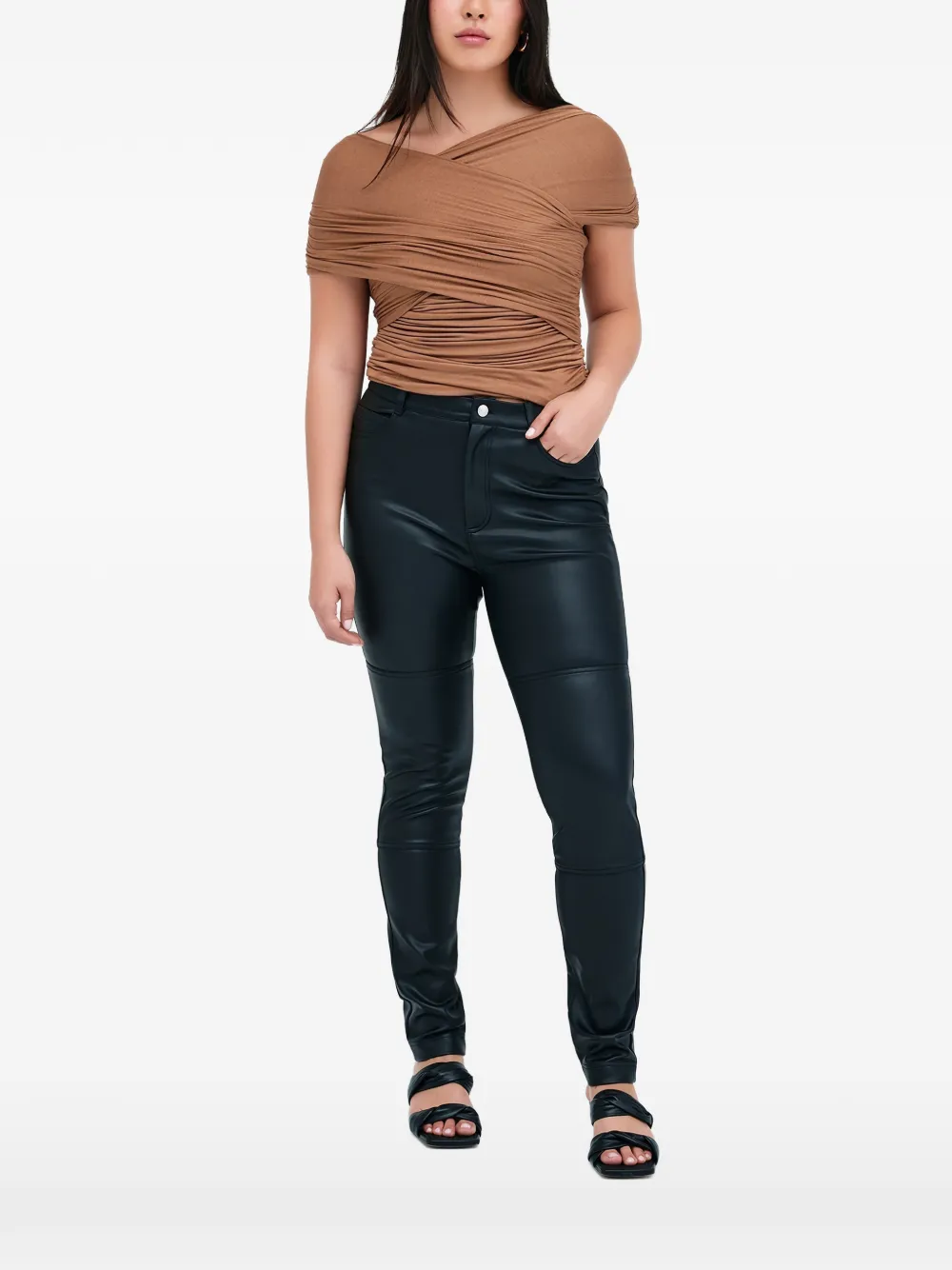 Marcella Alyssa straps-detail top | Brown | Image 1