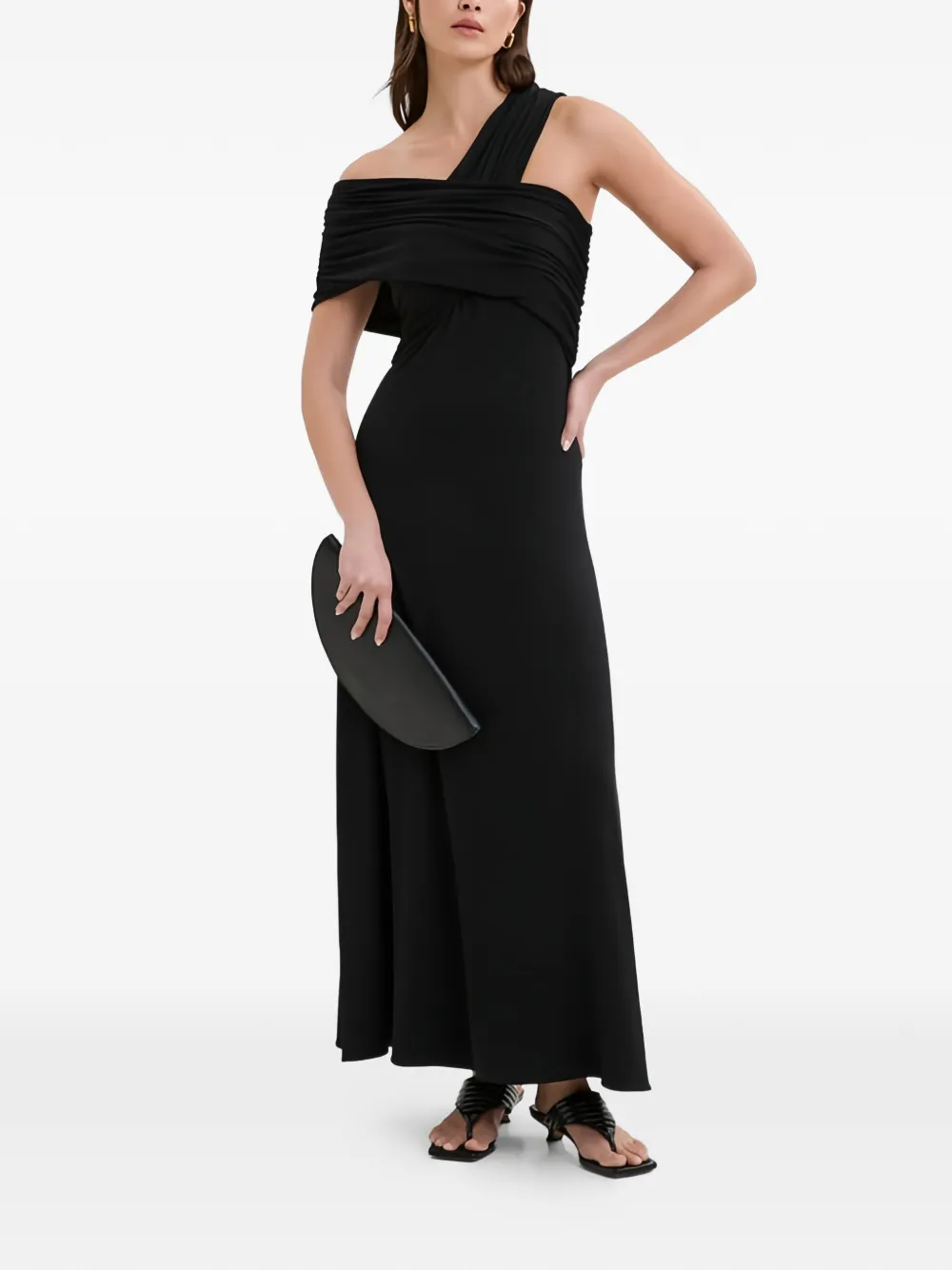Marcella vestido midi Alyssa | negro | Image 1