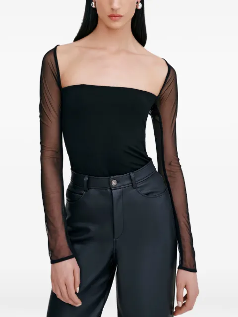 Marcella Lucia square-neck top
