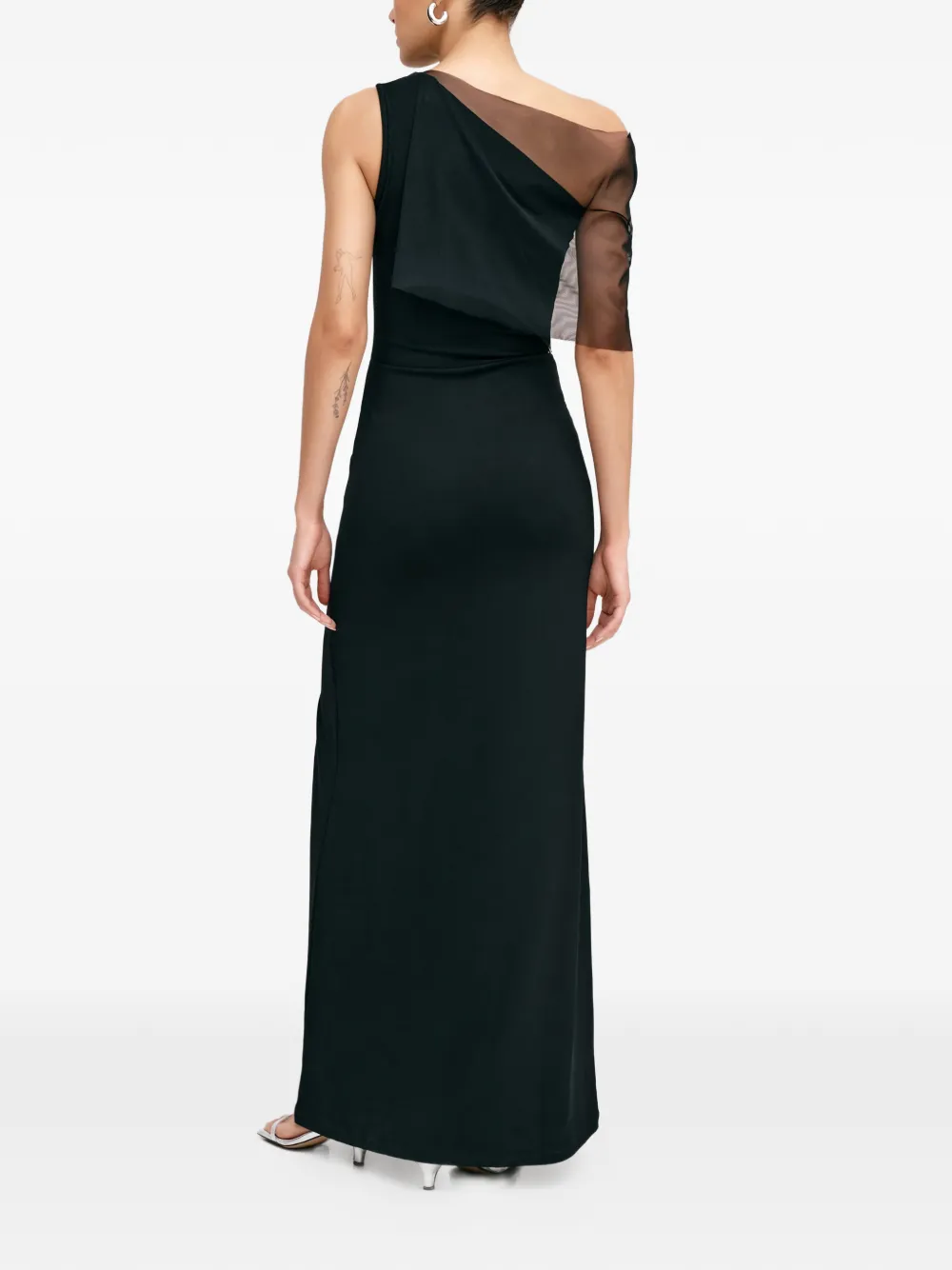  Marcella Zinnia One-shoulder Maxi Dress - Black 