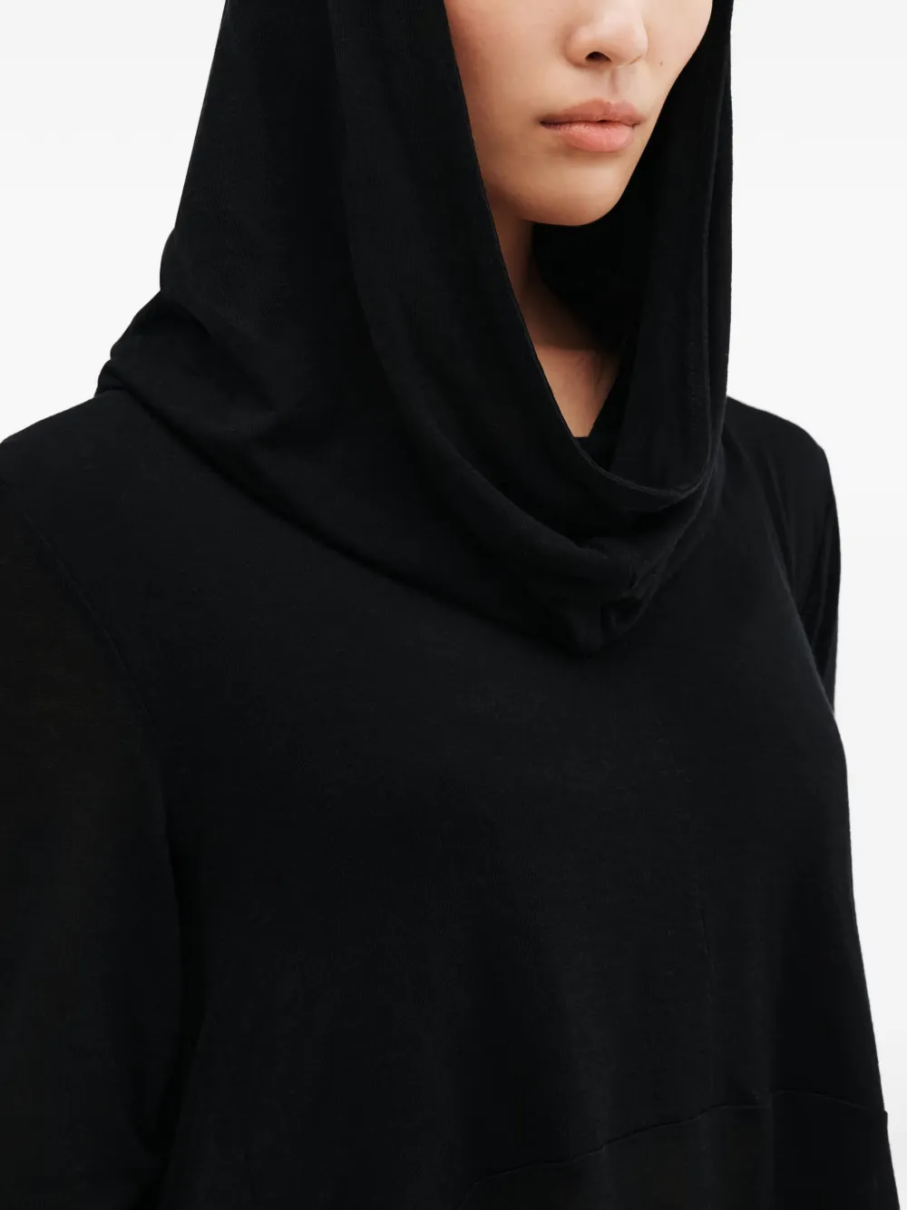 Marcella Oslo tuniek met capuchon Zwart