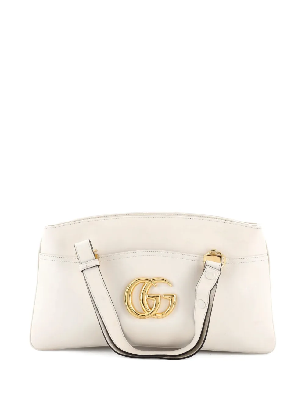 Gucci Pre-Owned Arli Top Handle Bag Leather Large satchel - Bianco