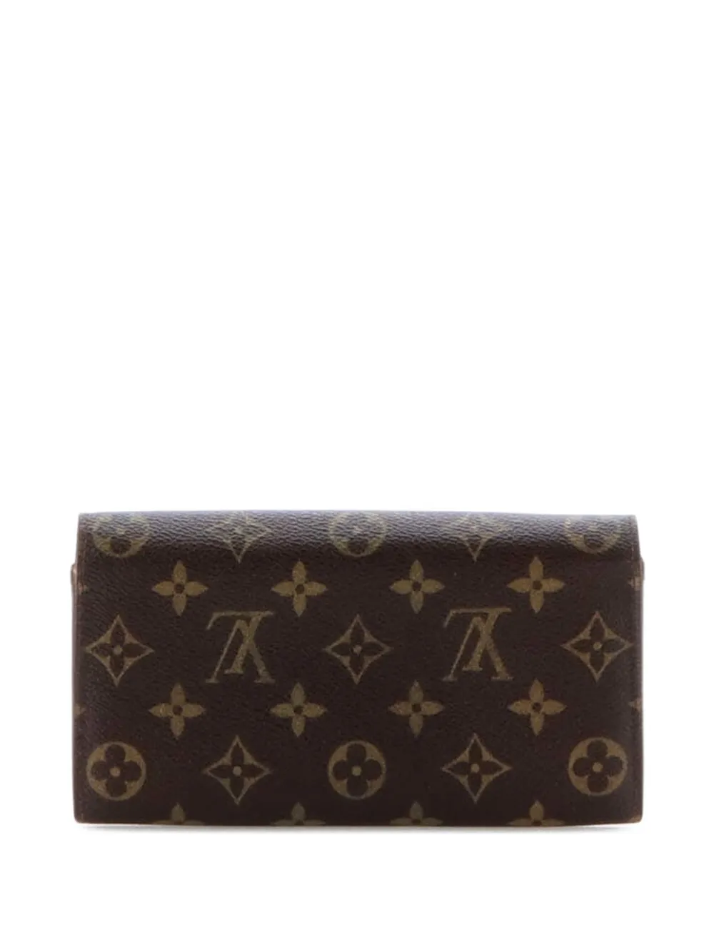 LOUIS VUITTON Pre-owned Sarah Wallet Monogram Canvas Small Wallets In Brown