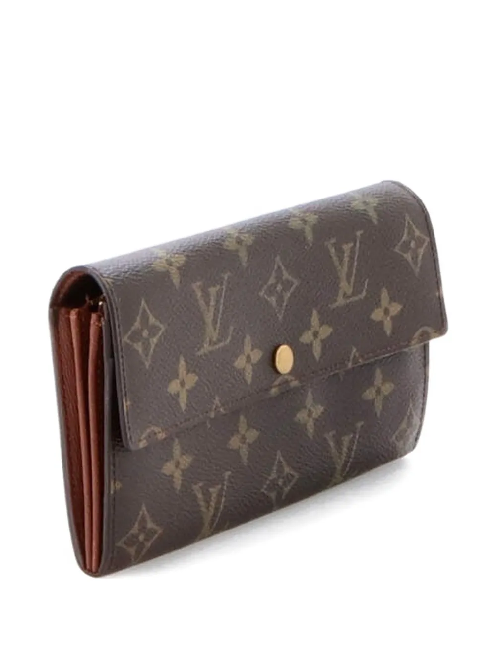 LOUIS VUITTON Pre-owned Sarah Wallet Monogram Canvas Small Wallets In Brown
