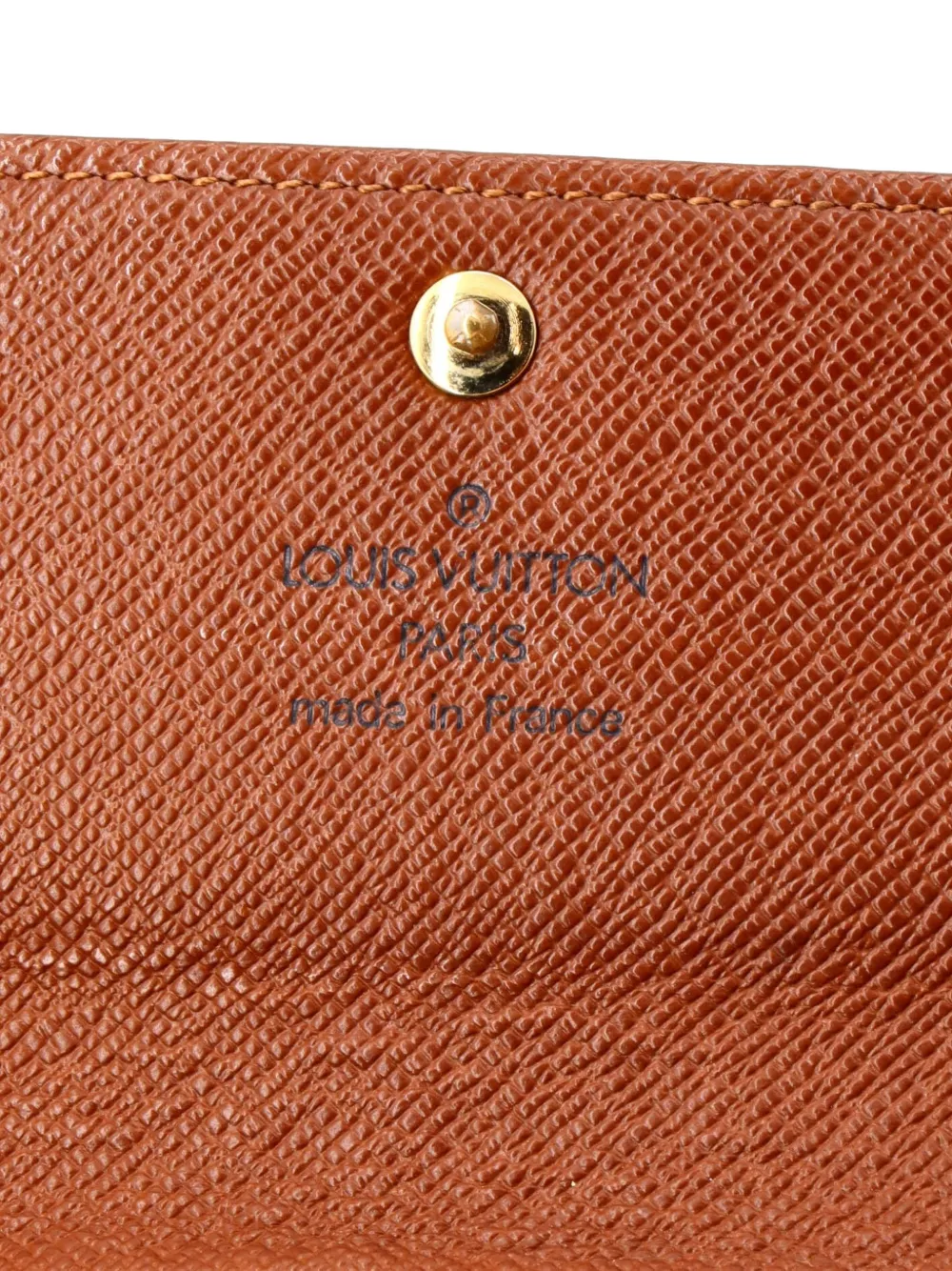 LOUIS VUITTON Pre-owned Sarah Wallet Monogram Canvas Small Wallets In Brown