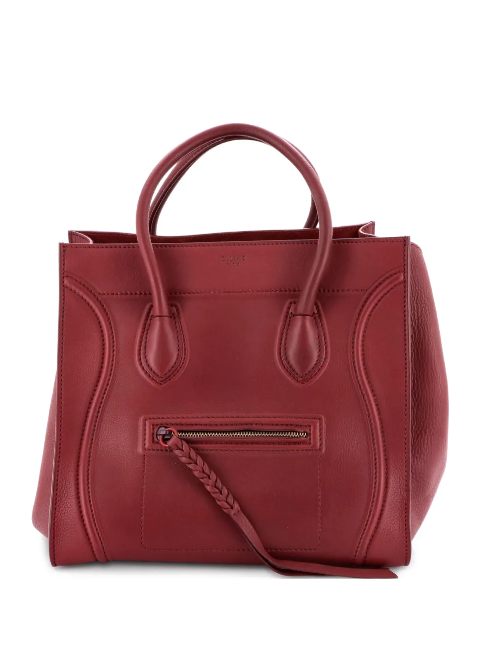 Celine Pre-Owned Phantom Bag Grainy Leather Medium tote bag - Red