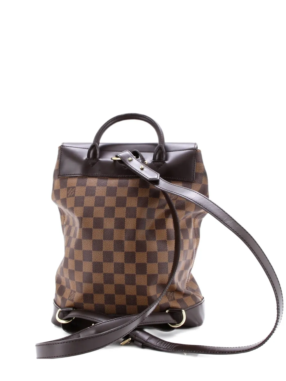 Click to view more detailed imagery on our partner's website Pre-owned Louis Vuitton Soho Damier Backpack In Brown