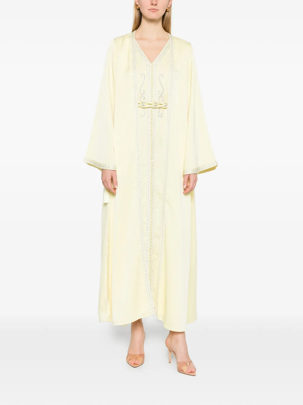 Reem Al Dhaheri Tuniek met borduurwerk - Geel