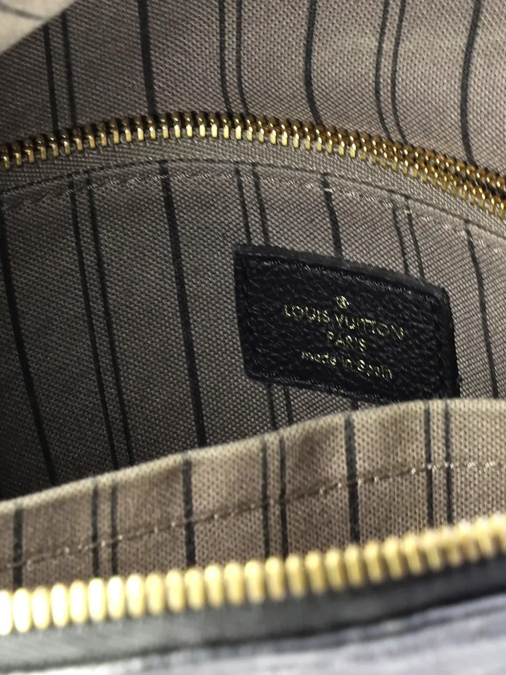 Pre-owned Louis Vuitton Sorbonne Monogram Empreinte Leather Backpack In Black