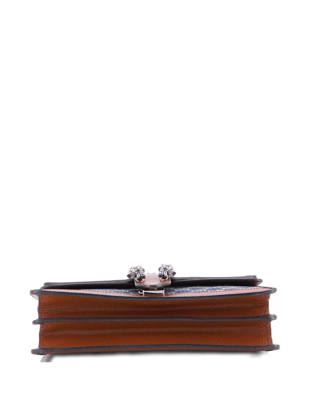 Pre-owned Gucci Dionysus Bag Gg Denim Small Shoulder Bag In Blue