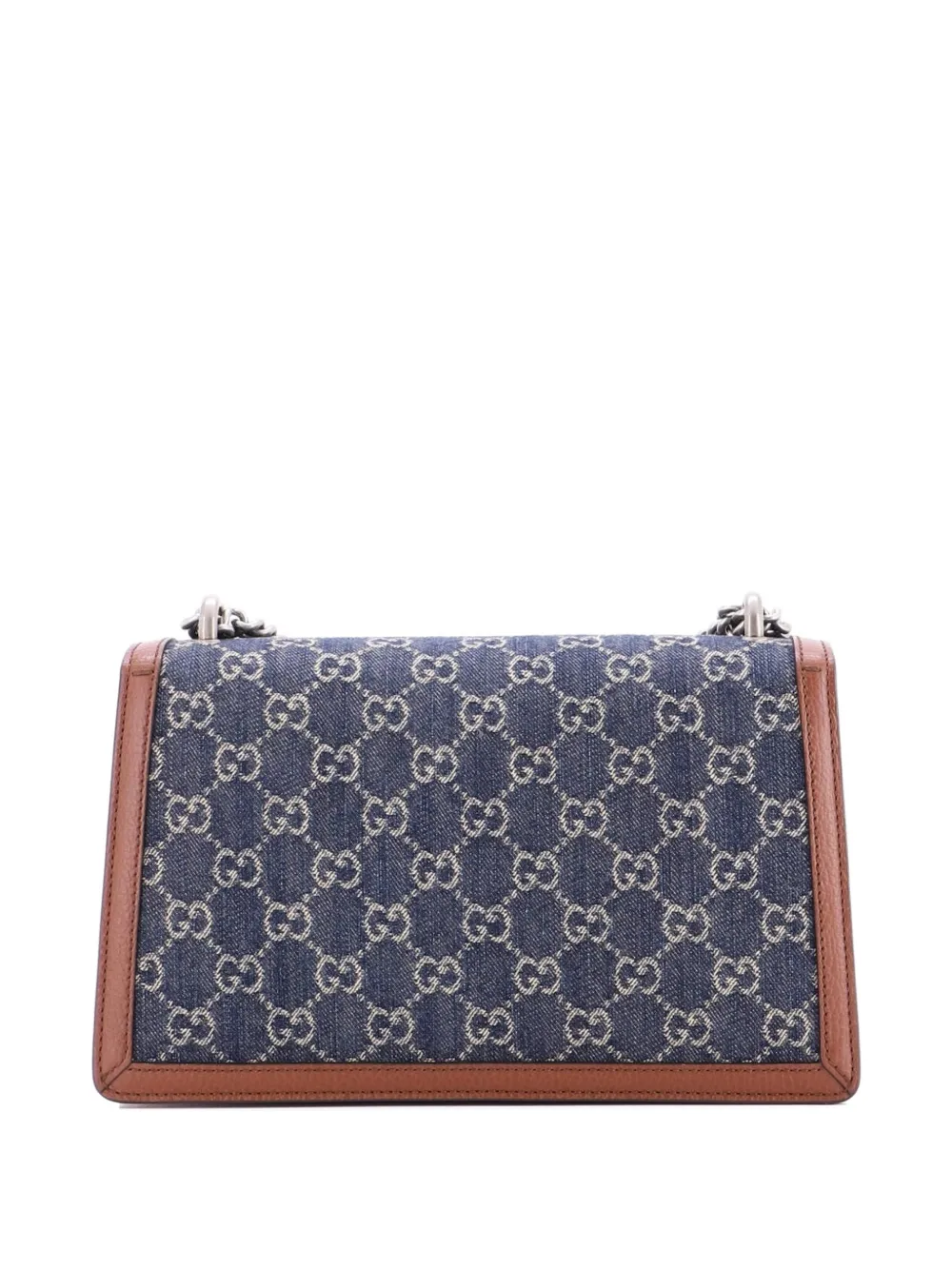 Pre-owned Gucci Dionysus Bag Gg Denim Small Shoulder Bag In Blue