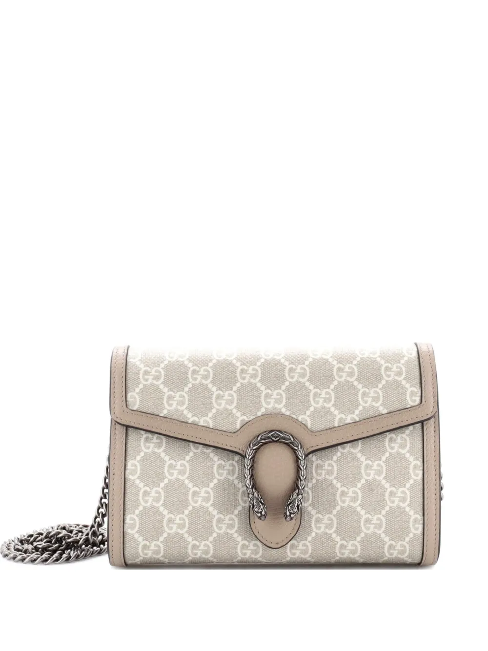 Gucci Pre-Owned Dionysus Chain Wallet GG Coated Canvas Small crossbody bag - Toni neutri