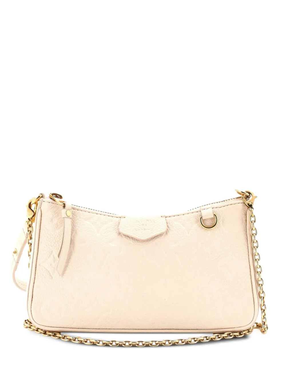 Louis Vuitton Pre-Owned Easy Pouch on Strap Monogram Empreinte Leather shoulder bag - Nude