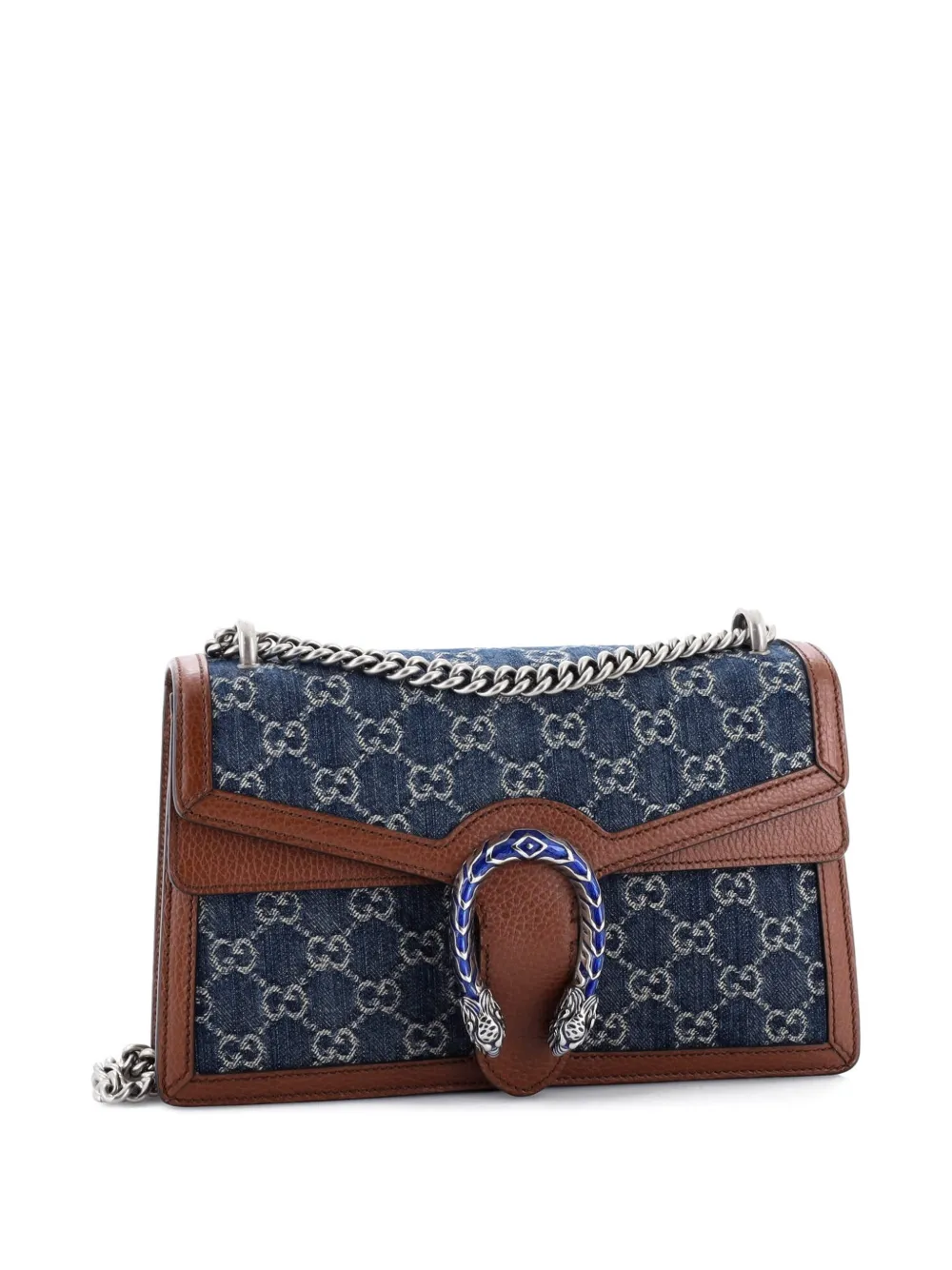 GUCCI Pre-owned Dionysus Bag Gg Denim Small Shoulder Bag In Blue